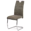 eoshop Jedilni stol, pokrov rjav snov KAVBOJ v vintage usnjenem dekorju, kovinski krom HC-483 BR3