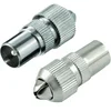 IEC Muški konektor CON-RFMA Zinc Alloy srebrni