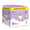 VIOLETA Pelene Premium Monthly 6, 132 komada