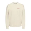 Only & Sons Majica ONSLENNY greige/rubin rdeča/bela