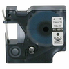 Toner123 Kompatibilen trak za Dymo D1 45013/LabelManager/LabelPoint/LabelWriter/Rhino/MobileLabeler 12mm (1/2) x 7m - črn izpis/bel trak