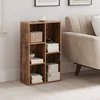 Songmics Knjigarna 5 prekatov 50x80x24 cm rjava