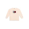 TOMMY HILFIGER Majica temno modra/živo rdeča/bela/off-bela