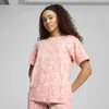 Puma Ženska majica kratkih rukava Ess Nature 2.0 Relaxed AOP Tee, Svetloroze