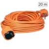home Produžni strujni kabel 1 utičnica, 20m, H05VV-F 3G 1,5mm2 - NV 2-20/OR/1.5