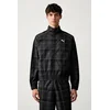 PUMA T7 Relaxed Tartan Track Jacket Men, Clothing, Black, M