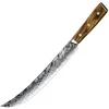 Damaskasti kuhinjski nož YU-37487 - Slaughter/Smeđa KP37487