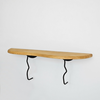 HANAH HOME Zidna polica Edera Black Oak