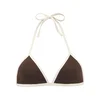 Copenhagen Studios Bikini zgornji del rjava/bela