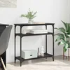 Konzolna stolica Crni hrast 75 x 29 x 75 cm Konstruirano drvo