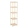 Polica drvena sa 5 sloja pvc 137x28x25cm