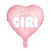 Balon srček Its a girl 45 cm