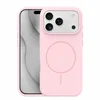 Ovitek za iPhone 17 Pro Max/18 Pro Max 6,9 – silikonski MagSafe, svetlo roza