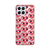 Silikonska maska za Honor X8 Eye Heart Pattern Print Skin providna