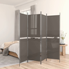 Sobna pregrada s 5 panela Antracit 250 x 200 cm od tkanine