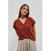 Marisse Womens T-Shirt L-Ts-4076 Brown