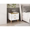 Hanah Home noćni ormarić Mitra 9120, 50 cm, beli / Artisan