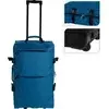 ProWorld Potovalna torba na kolesih KO-DG9001050 40 l zelena