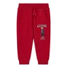 Guess Spodnji del trenirke N6BB03 K6119 Temno rdeča Regular Fit