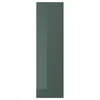KALLARP Vrata, visoki sijaj temna sivo zelena, 40x140 cm