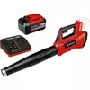 Einhell Aku. Duvač lišća GE-LB 36/210 Li E + Punjiva baterija 5,2Ah and 4A Fastcharger PXC-Starter-Kit + Baterija Power-X-Change Plus 18V 5,2Ah