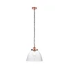 Endon 106895 - Bakarni luster na lancu HANSEN 1xE27/10W/230V