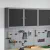 Ormar za alate s policom s pohranom Crna i Siva 50 x 20 x 55 cm