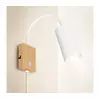 Brilagi - Fleksibilna zidna lampa SELE 1xGU10/30W/230V bela/dekor hrasta