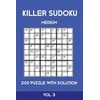 Killer Sudoku Medium 200 Puzzle WIth Solution Vol 3: Advanced Puzzle Sumdoku Book,9x9, 2 puzzles per page