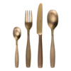 Set jedilnega pribora 24 kosov - Gaya All Satin zlati - 128490