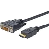 shumee Vivolink PROHDMIDI1.5 kabelski adapter 1,5 m HDMI DVI-D črne barve