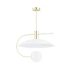 Luster na sajli BAONI 1xE14/10W/230V zlatni