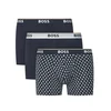 BOSS Komplet boksaric? BoxerBr 3P Power Des 50554438 Mornarsko modra