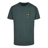 Mister Tee Majica Flamingo rumena/zelena/temno zelena/staro roza