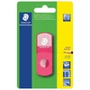 ŠILJILO-GUMICA PVC S PVC KUTIJOM 1RUPA STAEDTLER 511SEF20BK NEON ROZA BLISTER