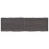 Stolna ploča tamnosmeđa 200x60x(2-4) cm obrađena hrastovina