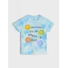 Sinsay - Majica s kratkim rukavima s tie-dye efektom SmileyWorld® - šareno
