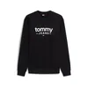 Tommy Jeans Majica črna/bela