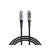 Kabel Verbatim Sync & Charge USB-C® na USB-C® z zaslonom moči - 100 W, 1,2 m, črn (31848)