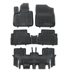 Rubber car mats Hyundai Santa Fe 2020-2023 (7 seats, hybrid)