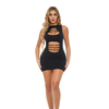 Pink Lipstick Cant Commit Dress Black XL/XXL