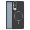 Leather Grip MagSafe maska za Samsung Galaxy S25 Edge - Crna