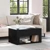 Kava Stol Crni hrast 80 x 50 x 40 cm Konstruirano drvo