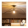 Brilagi - LED plafonski luster CERIA WIRE 1xE27/60W/230V 60x80 cm crna/bronza