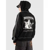 True Religion Taped Super T Cinched Zip moški pulover s kapuco jet black