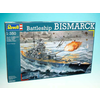 Plastični čoln ModelKit 05040 - bojna ladja BISMARCK (1: 350)