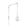 EGLO Rondo 3 Visilica, E27, 1x40W, IP20, Crna
