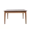 Aberto Design Trpezarijski sto Lotus 130x75x80cm Orah