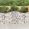 Lučne gabionske košare 6 kom 200x50x100/120cm pocinčano željezo