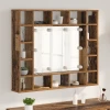 Ogledalo ormar Staro drvo 91 x 15 x 76,5 cm Konstruirano drvo